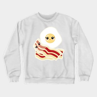 Kawaii eggs and bacon Crewneck Sweatshirt